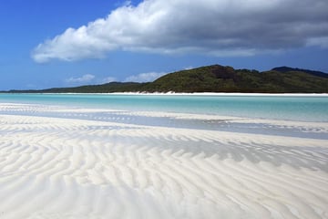 Remote beach on the Whitsunday Islands
