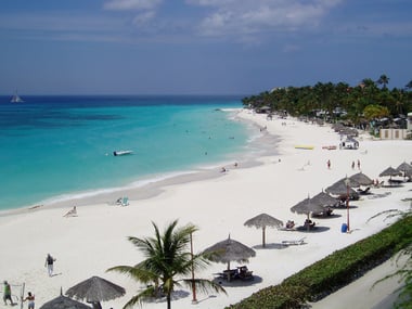 Beach veiw from Divi Village Golf & Beach Resort