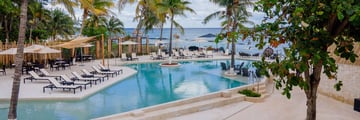 Beachfront by the Fives pool