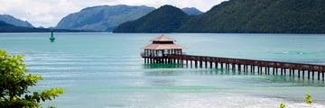 Scenic jetty in Langkawi