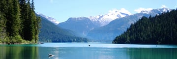 Beautiful Lake & Mountain Scenery in Canada