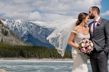 Beautiful mountain wedding in Canada