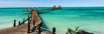 Ocean jetty in Zanzibar