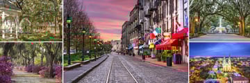 Stunning Savannah Cityscapes, Georgia
