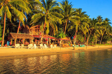 Beautiful sunset over Koh Phangan