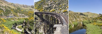Beautiful Taieri Gorge Landscapes, South Island