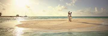 Wedding Couple in the Maldives