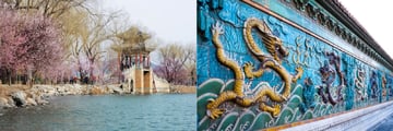 Summer Palace and the Nine Dragons Screen at the Forbidden City in Beijing