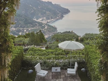 Private terrace at Belmond Hotel Caruso