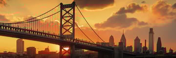 Benjamin Franklin Bridge, Philadelphia