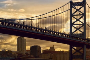 Benjamin Franklin Bridge, Philadelphia