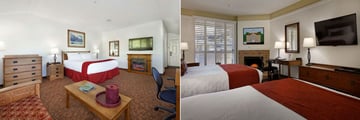 Best Western Sonoma Valley Inn, Fireplace King Room and Fireplace Double Queen with Private Patio or Balcony