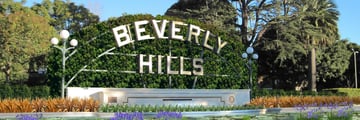 Beverly Hills lily pond sign