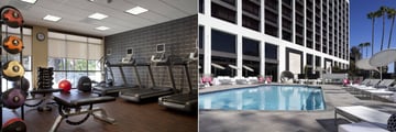 Beverly Hills Marriott, Fitness Centre and Pool
