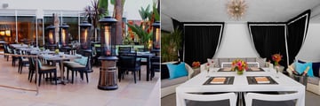 Beverly Hilton, Circa Patio and Private Cabana