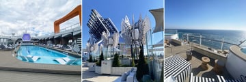 Celebrity Beyond Sun Deck, Rooftop Garden and Plunge Pool