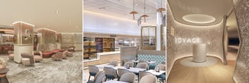 Celebrity World Class Bar, Oceanview Cafe and Le Voyage Restaurant