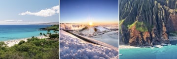 Mauna Kea Volcano and Kauai