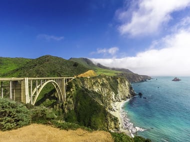 Bixby Bridge on the California coastline