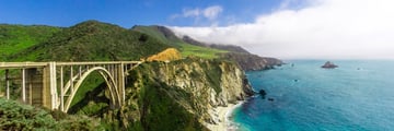 Bixby Bridge on the Californian Coast