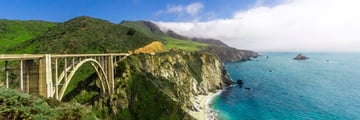 Bixby Bridge on the Californian Coastline