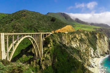 Bixby Bridge on the Californian Coastline
