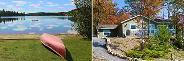 Blue Water Acres Cottage Resort, Algonquin Provincial Park and The Meadowvale Cottage