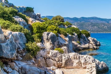 Boats near Fethiye, Turkey