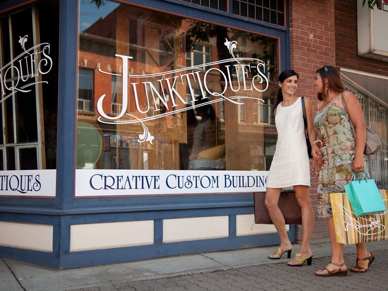 Boutique shopping in the Inglewood district of Calgary