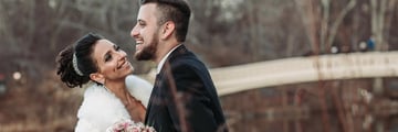 Bride and groom the USA