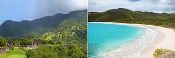 Brimstone Hill Fortress National Park, Nevis & Rendezvous Bay, Antigua