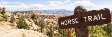 Bryce Canyon horse trail, Utah