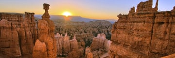 Bryce Canyon National park at sunrise, Utah