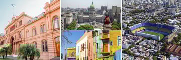 Beautiful scenery and architecture in Buenos Aires