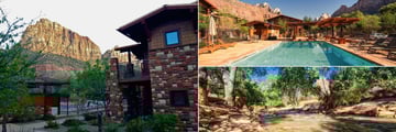Cable Mountain Lodge, Exterior Lodge Mountain, Pool and River Views