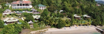 Calabash Cove, Aerial View of Hotel