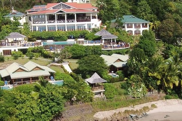 Calabash Cove, Aerial View of Hotel