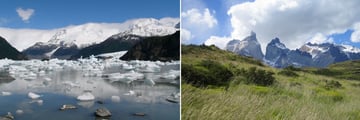 Calafate Lake, Argentina & Torres Del Paine, Chile