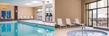 Calgary Downtown Marriott Hotel, Pool and Hot Tub