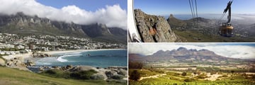 Camps Bay, Table Mountain cable car & The Vineyards