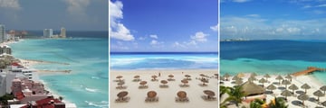 Cancun beaches & coastline