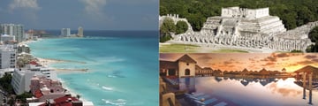 Beachfront, Chichen Itza and a Resort Pool, Cancun