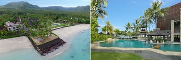 Candi Beach Resort & Spa, Aerial View of Resort and Main Pool and Ombak Bar