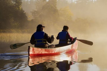 Canoeing in Algonquin Provincial Park