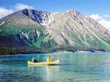 Canoeing in the Yukon