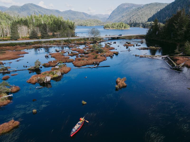 Canoeing near Prince Rupert
