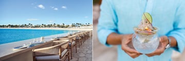 Cip's by Cipriani and the cuisine at Pimms at Cap Juluca, A Belmond Hotel