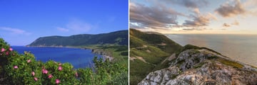 Cape Breton & Cabot Trail Road in Nova Scotia