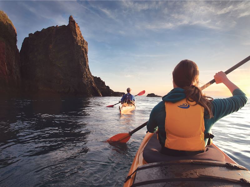 Kayaking Cape Chigecto, Bay of Fundy