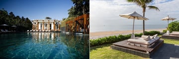 Cape Nidhra, The Rocks Restaurant Exterior, Pool and Beach